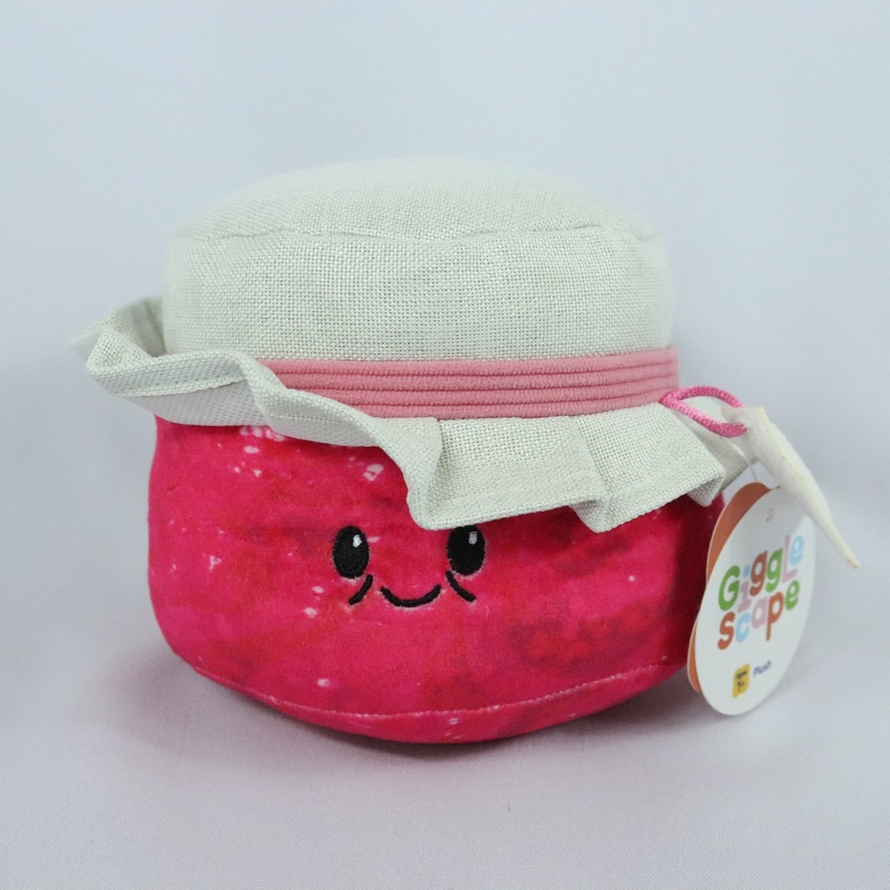Target Gigglescape Strawberry Jam Jar Plush Stuffed Food New with Tags